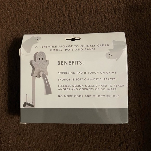 Home Goods Tjmaxx Marshall's Ghost Double Sided Halloween Kitchen Sponges Grey - Picture 3 of 5